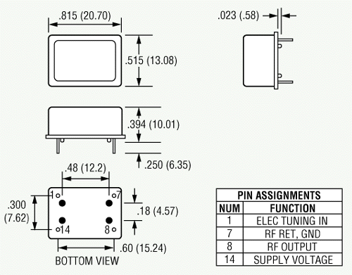 205 Interface Control Drawing